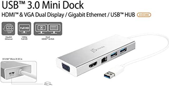 NeweggBusiness - j5create USB 3.0 HDMI & 3-Port HUB