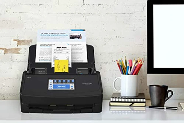 Alt view image 5 of 5 - Fujitsu ScanSnap iX1600 Versatile Cloud Enabled Document Scanner for Mac or PC, Black (PA03770-B635)