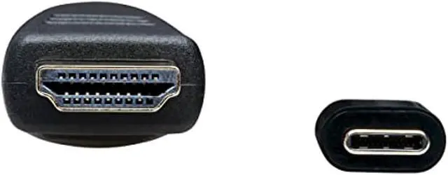 Alt view image 3 of 5 - Tripp Lite USB C to HDMI Cable Adapter (M/Thunderbolt 3 HDMI Cable Adapter, Gen 1, Converter In Middle of Cable, 4K HDMI @ 60 Hz, 4: Black, 6 ft. (U444-006-H4K6BM) (U444-006-H4K6BM)