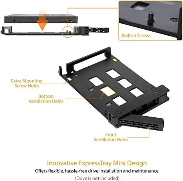 Alt view image 4 of 5 - ICY DOCK 6 x 2.5? SATA HDD / SSD Hot Swap Cage for External 5.25? Bay | ExpressCage MB326SP-B (MB326SP-B)