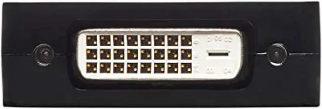 Main image of Tripp Lite DisplayPort to VGA/DVI/HDMI All-in-One Cable Adapter, DP 1.2, DP to VGA/DVI/HDMI, UHD 4K x 2K @ 24/30Hz HDMI (P136-06N-HDV-4K) , Black (P136-06N-HDV-4K)