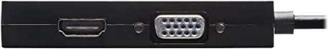 Alt view image 3 of 5 - Tripp Lite DisplayPort to VGA/DVI/HDMI All-in-One Cable Adapter, DP 1.2, DP to VGA/DVI/HDMI, UHD 4K x 2K @ 24/30Hz HDMI (P136-06N-HDV-4K) , Black (P136-06N-HDV-4K)