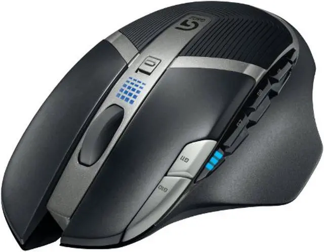 Alt view image 3 of 5 - Logitech G602 Lag-Free Wireless Gaming Mouse - 11 Programmable Buttons, Upto 2500 DPI (910-003820)