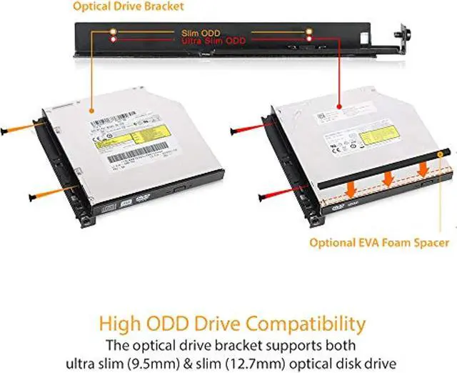 Main image of ICY DOCK 4 x 2.5 SAS  and  SATA SSD/HDD  and  (Ultra) Slim Optical Disk Drive CD DVD ROM Backplane Cage | ToughArmor MB604SPO-B (MB604SPO-B)