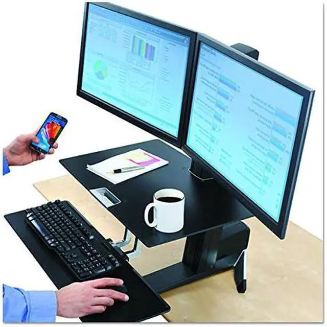 Main image of Ergotron Worksurface for WorkFit-S (97-581-019),Black (97-581-019)