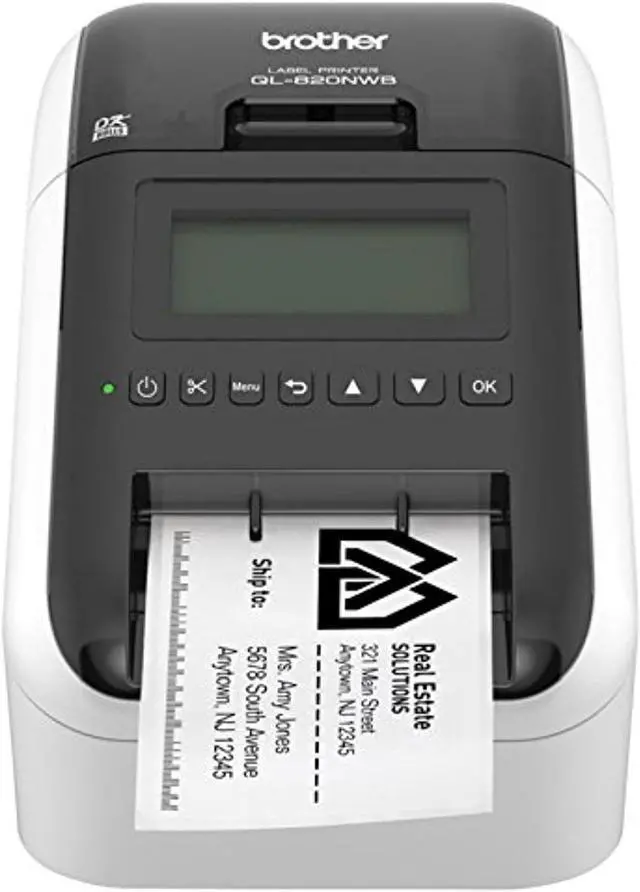 Alt view image 4 of 5 - Brother QL-820NWB Professional, Ultra Flexible Label Printer with Multiple Connectivity options (QL820NWB)