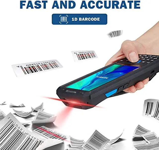 Alt view image 3 of 5 - Android 9.0 Barcode Scanner MUNBYN Handheld Mobile Computer with Honeywell 1D Laser Scanner, Support Wireless Wi-Fi 4G LTE for Warehouse Delivery Retail Inventory Management System (MU-IPDA035-1DH-BK)