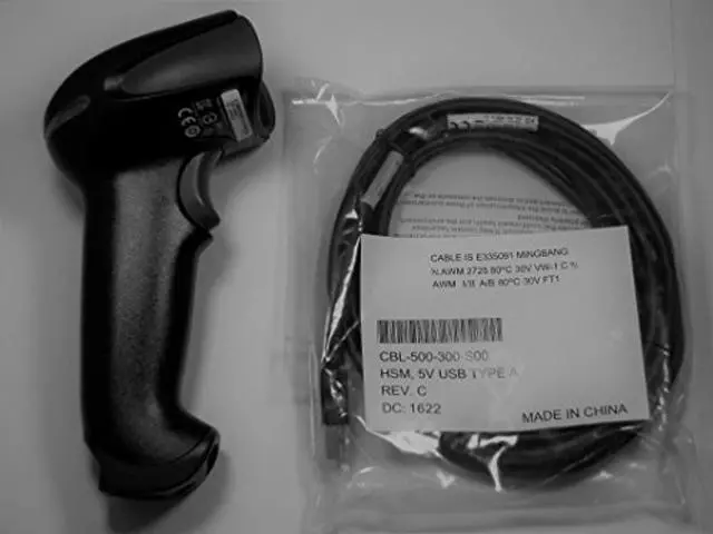 Alt view image 3 of 5 - HONEYWELL, XENON 1900 USB KIT, STD RANGE IMAGER, 1D, PDF417, 2D, BLACK, USB TYPE (99999)