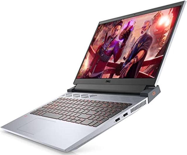 Alt view image 2 of 5 - Dell G15 Gaming Laptop (AMD Ryzen 5 5600H 6-Core, 8GB RAM, 512GB SSD, RTX 3050, 15.6" 120Hz Full HD (1920x1080), WiFi, Bluetooth, Backlit KB, Webcam, HDMI, USB 3.2, USB 3.1, Gray, Win 11 Home)