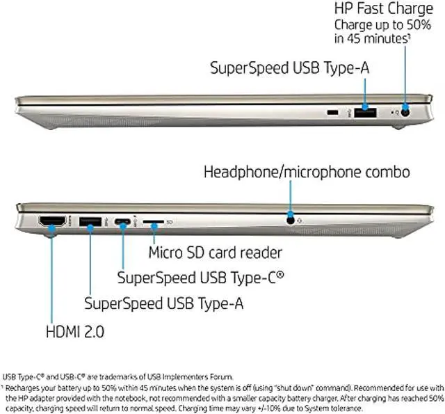 Alt view image 5 of 7 - 2022 HP Pavilion 15.6" IPS FHD Touchscreen Laptop Intel 4-Core i7-1165G7 Iris Xe Graphics 16GB RAM DDR4 512GB NVMe SSD USB-C WiFi AX Bluetooth HDMI Webcam Backlit Keyboard Windows 10 Pro (HP-15-EG000)