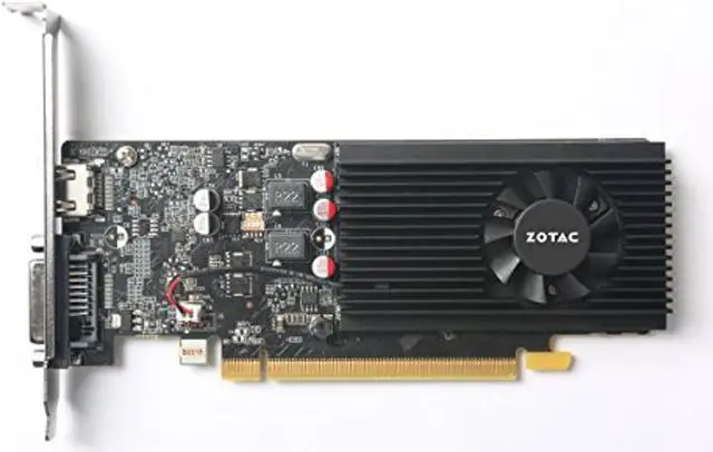 Alt view image 2 of 5 - ZOTAC GeForce GT 1030 2GB GDDR5 64-bit PCIe 3.0 DirectX 12 HDCP Ready Low Profile Video Card ZT-P10300A-10L (ZT-P10300A-10L)