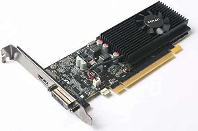 Alt view image 5 of 5 - ZOTAC GeForce GT 1030 2GB GDDR5 64-bit PCIe 3.0 DirectX 12 HDCP Ready Low Profile Video Card ZT-P10300A-10L (ZT-P10300A-10L)