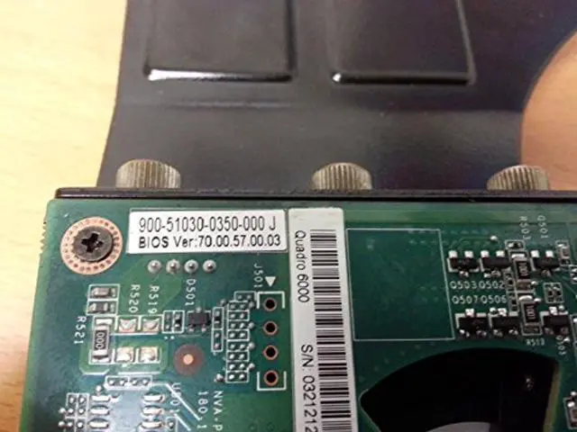 Alt view image 3 of 5 - HP Quadro 6000 Graphic Card - 6 GB GDDR5 SDRAM - PCI Express 2.0 x16 WS097AA (WS097AA)