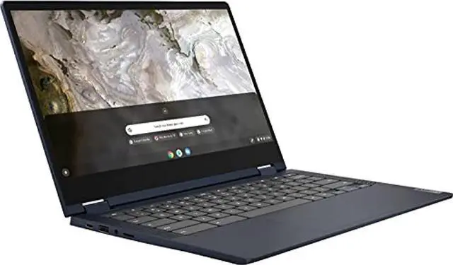 Alt view image 3 of 5 - Lenovo Flex 5 2-in-1 13.3" FHD Touchscreen Chromebook, 11th Gen Intel i3-1115G4 Processor, 8GB RAM 128GB SSD+64GB Micro SD Card, Intel UHD Graphics, Backlit Keyboard, Chrome OS, Abyss Blue