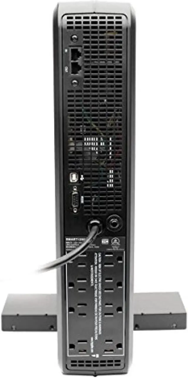 Alt view image 4 of 5 - Tripp Lite SMART1500LCD 1500VA Smart UPS Battery Back Up, 900W Rack-Mount/Tower, LCD, AVR, USB, DB9, 3 Year Warranty  and  Dollar 250,000 Insurance Black (SMART1500LCD)