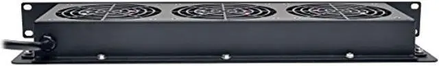 Alt view image 2 of 5 - TRIPP LITE Rack Enclosure Server Cabinet 1U Cooling Fan Tray 3 120V High-Performance Fans, 210 CFM SRFAN1U,Black (SRFAN1U)