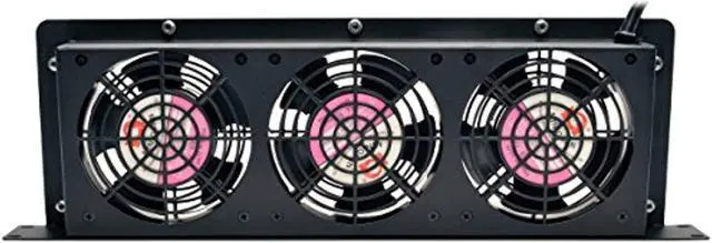 Alt view image 4 of 5 - TRIPP LITE Rack Enclosure Server Cabinet 1U Cooling Fan Tray 3 120V High-Performance Fans, 210 CFM SRFAN1U,Black (SRFAN1U)