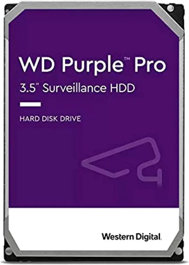 Main image of Western Digital 8TB WD Purple Pro Surveillance Internal Hard Drive HDD - SATA 6 Gb/s, 256 MB Cache, 3.5" - WD8001PURP (WD8001PURP)