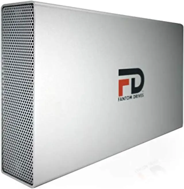 Alt view image 3 of 5 - Fantom Drives 8TB External Hard Drive - GFORCE 3 Pro 7200RPM, USB3, Aluminum, Silver, GF3S8000UP (GF3S8000UP)