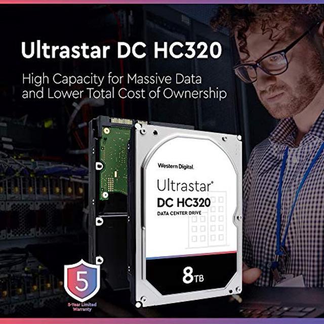 HGST WD Ultrastar DC HC320 8TB 7200 RPM SATA 6Gb/s 3.5-Inch