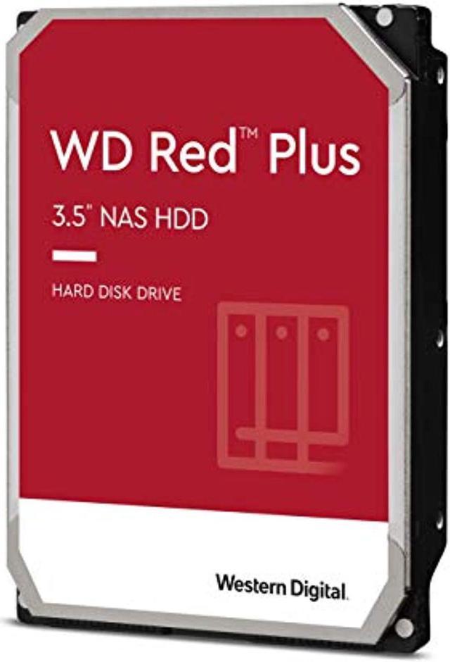 Western Digital 14TB WD Red Plus NAS Internal Hard Drive HDD - 5400 RPM,  SATA 6 Gb/s, CMR, 512 MB Cache, 3.5