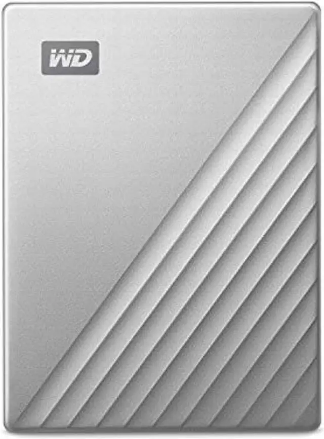 Alt view image 2 of 5 - WD 4TB My Passport Ultra Silver Portable External Hard Drive HDD, USB-C and USB 3.1 Compatible - WDBFTM0040BSL-WESN (WDBFTM0040BSL-WESN)