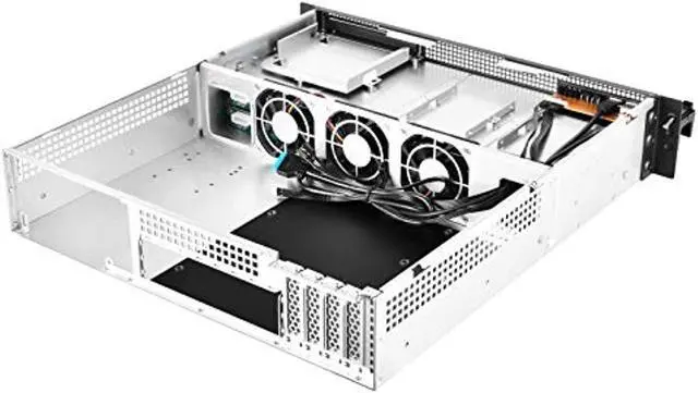 Alt view image 4 of 5 - SilverStone Technology 2U Rackmount Server Case with 8 X 3.5 Hot Swap Bays Micro-ATX Support RM21-308 (SST-RM21-308)