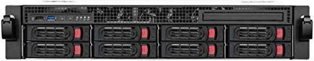 Main image of SilverStone Technology 2U Rackmount Server Case with 8 X 3.5 Hot Swap Bays Micro-ATX Support RM21-308 (SST-RM21-308)