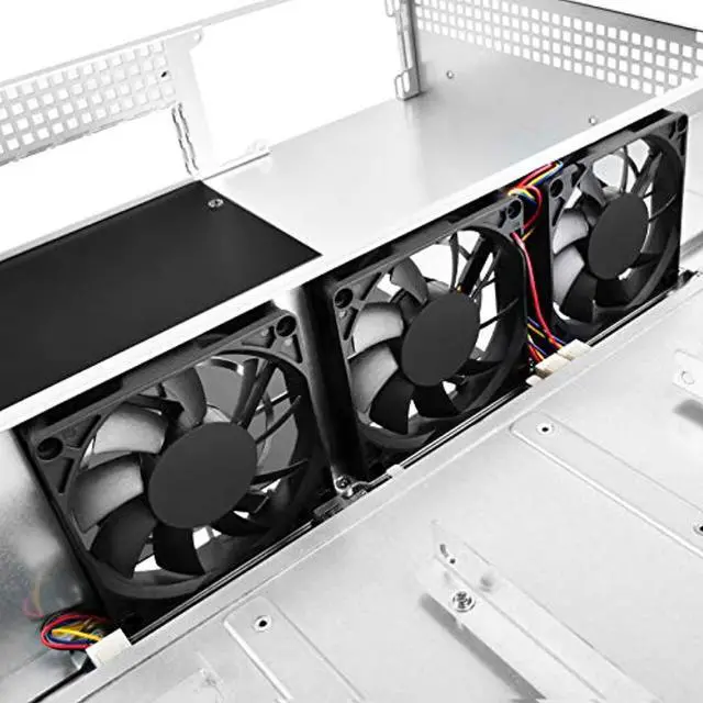Alt view image 5 of 5 - SilverStone Technology 2U Rackmount Server Case with 8 X 3.5 Hot Swap Bays Micro-ATX Support RM21-308 (SST-RM21-308)