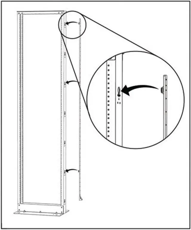 Alt view image 5 of 5 - Tripp Lite SRGROUND 42U Rack Enclosure Server Cabinet Copper Bus Grounding Bar Black (SRGROUND)