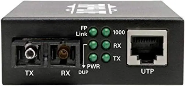 Alt view image 2 of 5 - Tripp Lite Network Copper RJ45 Ethernet to Fiber SC Duplex Singlemode Cable Extender Converter, 1310nm Wavelength, Gigabit Network, Extend 12.4 Miles / 20 Km, 2-Year Warranty (N785-IN (N785-INT-SC-SM)