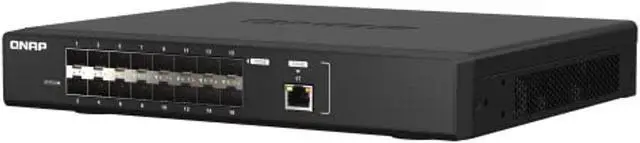 Alt view image 4 of 5 - QNAP QSW-M5216-1T-US 16-Port 25GbE Managed Network Switch with 10GbE connectivity for Backbone Networks. Layer 2, Web Management (QSW-M5216-1T-US)