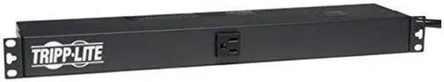 Main image of Tripp Lite Basic PDU, 15A, 13 Outlets (5-15R), 120V, 5-15P Input, 15 ft. Cord, 1U Rack-Mount Power (PDU1215) (PDU1215)