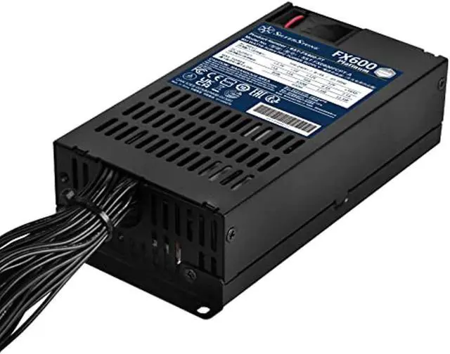 Alt view image 5 of 5 - SilverStone Technology FX600 Platinum Cybenetics Platinum 600W FlexATX Power Supply (SST-FX600-PT)