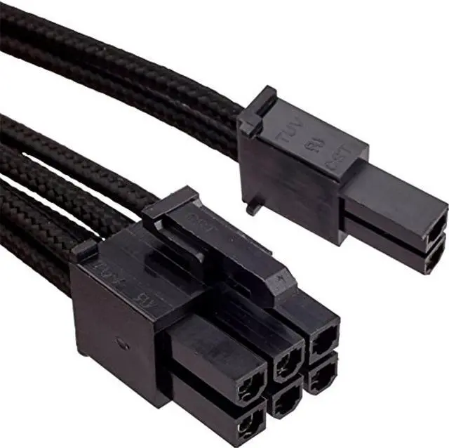 Alt view image 3 of 5 - Corsair CP-8920202 SF Series Premium PSU Cable Kit Individually Sleeved Black Power Supply, for Corsair PSUs (CP-8920202)