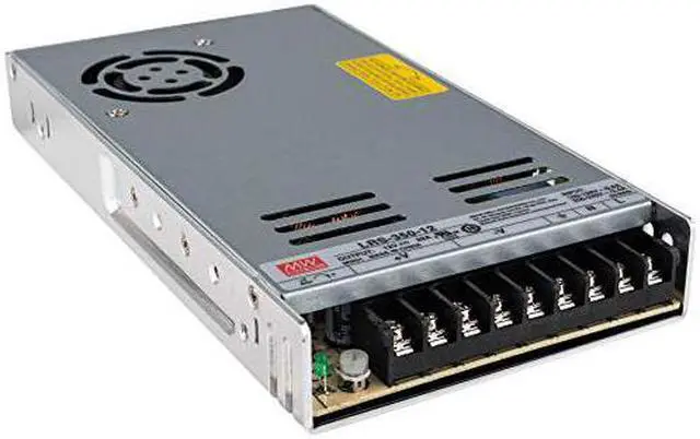 Main image of MEAN WELL MW LRS-350-12 12V 30A 350W Regulated Switching Power Supply AC Adapter with Power Cables (LRS-350-24)