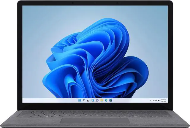Main image of Microsoft - Surface Laptop 4 - 13.5 Touch-Screen  AMD Ryzen 5 Surface Edition  8GB Memory - 128GB SSD (Latest Model) - Platinum (5M8-00001/5M8-00022)