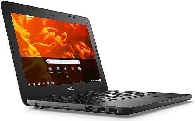 Alt view image 15 of 20 - Dell Chromebook 11 3000 3100 11.6" Rugged Chromebook - HD - 1366 x 768 - Intel Celeron N4020 Dual-core (2 Core) - 4 GB RAM - 16 GB Flash Memory - Chrome OS - English (US) Keyboard - 14 Hour Batte