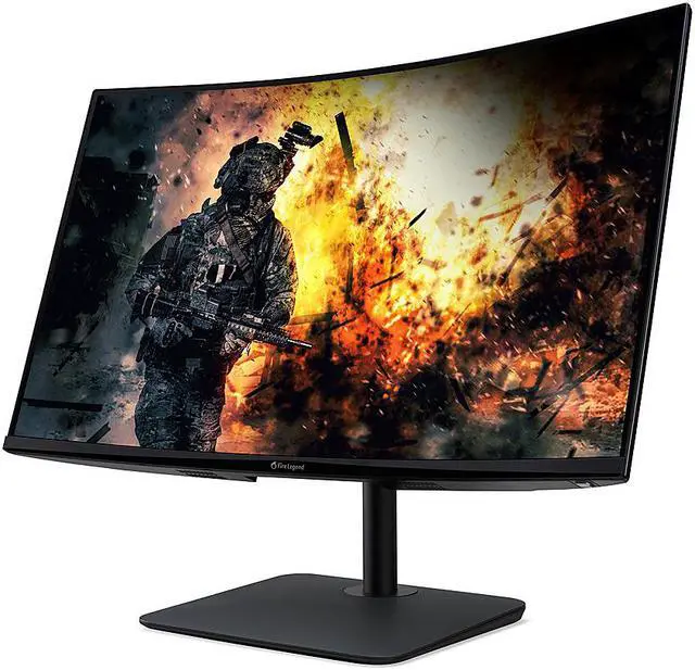 Alt view image 4 of 5 - AOPEN 32HC5QR Zbmiiphx 31.5-inch 1500R Curved Full HD (1920 x 1080) 240Hz Monitor (Display Port  and  2 x HDMI 1.4 Ports) - Black (32HC5QRZBMIIPHX)