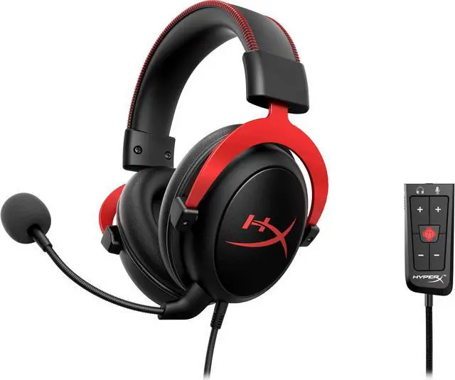 Alt view image 3 of 3 - HyperX - Cloud II Pro Wired 7.1 Surround Sound Gaming Headset for PC, Xbox X|S, Xbox One, PS5, PS4, Nintendo Switch, and Mobile - Red (4P5M0AA/KHX-HSCP-RD)