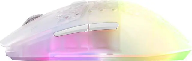 Alt view image 2 of 19 - SteelSeries - Aerox 3 Ghost Wireless Optical Gaming Mouse with Ultra-lightweight Translucent Design - White (62610)