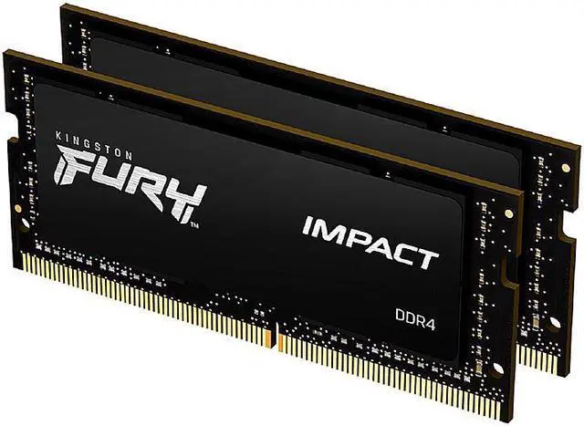 Alt view image 10 of 10 - Kingston FURY Impact 32GB (2x16GB) 2666MHz DDR4 CL15 Laptop Memory Kit of 2 KF426S15IB1K2/32
