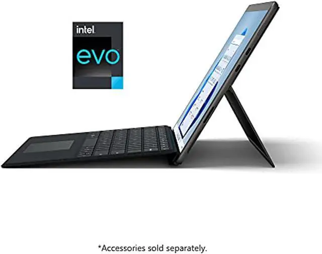 Alt view image 5 of 7 - Microsoft Surface Pro 8-13" Touchscreen - Intel® Evo Platform Core? i5-8GB Memory - 256GB SSD - Device Only - Graphite (Latest Model) (8PQ-00017)
