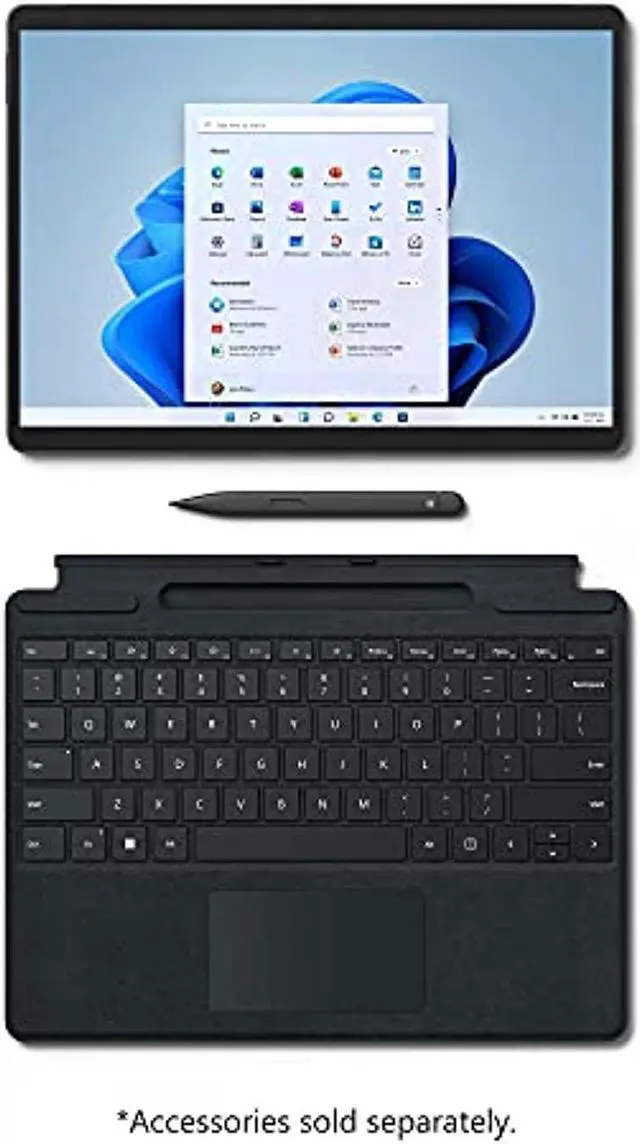 Alt view image 3 of 7 - Microsoft Surface Pro 8-13" Touchscreen - Intel® Evo Platform Core? i5-8GB Memory - 256GB SSD - Device Only - Graphite (Latest Model) (8PQ-00017)