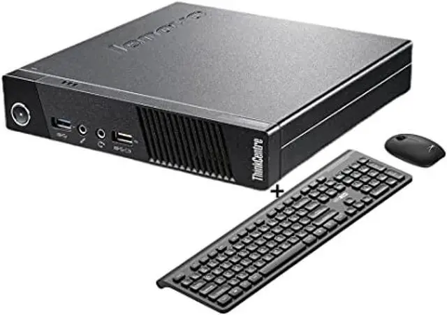 Alt view image 3 of 5 - Lenovo ThinkCentre M73 Tiny Desktop Computer Mini PC, Intel Core i5-4570T up to 3.6GHz,16GB RAM,128GB SSD,WiFi Bluetooth,Wireless Keyboard and Mouse,Windows 10 Pro(Renewed)