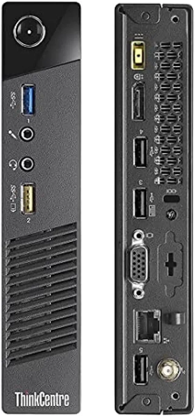 Alt view image 4 of 5 - Lenovo ThinkCentre M73 Tiny Desktop Computer Mini PC, Intel Core i5-4570T up to 3.6GHz,16GB RAM,128GB SSD,WiFi Bluetooth,Wireless Keyboard and Mouse,Windows 10 Pro(Renewed)