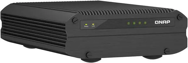 Alt view image 2 of 11 - QNAP TS-i410X-8G-US 4 Bay High-Speed fanless Industrial NAS with dual-10GBe, Intel Atom CPU, 8GB DDR4 Memory and 2.5GbE (2.5G/1G/100M) Network Connectivity (Diskless)