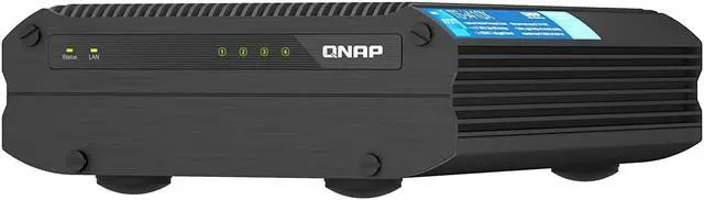 Alt view image 5 of 11 - QNAP TS-i410X-8G-US 4 Bay High-Speed fanless Industrial NAS with dual-10GBe, Intel Atom CPU, 8GB DDR4 Memory and 2.5GbE (2.5G/1G/100M) Network Connectivity (Diskless)