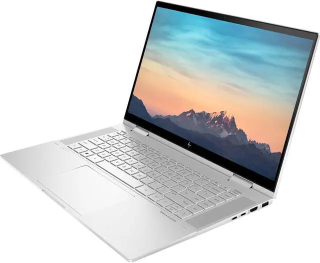 Alt view image 4 of 6 - HP Envy x360 2-in-1 Laptop, 15.6" FHD Touchscreen, 12th Gen Intel Core i7-1255U, 32GB RAM, 1TB PCIe SSD, Webcam, Backlit Keyboard, Wi-Fi 6, HDMI, Windows 11 Home, Silver, HP Stylus Pen Included
