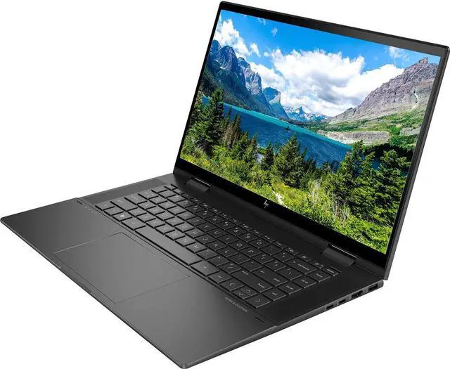 Alt view image 3 of 5 - HP Envy x360 2-in-1 Laptop, 15.6" FHD Touchscreen, AMD Ryzen 5 5625U Processor, 64GB RAM, 2TB SSD, Webcam, Backlit Keyboard, HDMI, Wi-Fi 6, Windows 11 Home, Stylus Pen Included